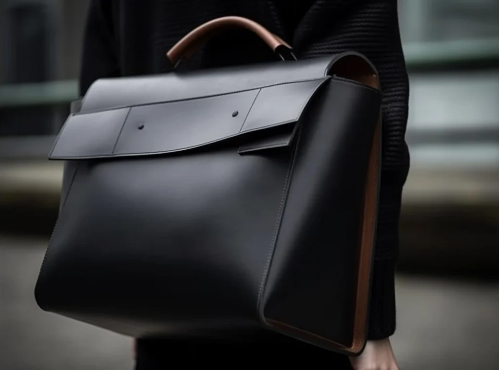 leather purse