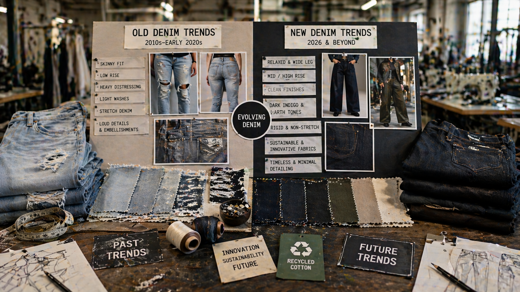 latest trends in denim