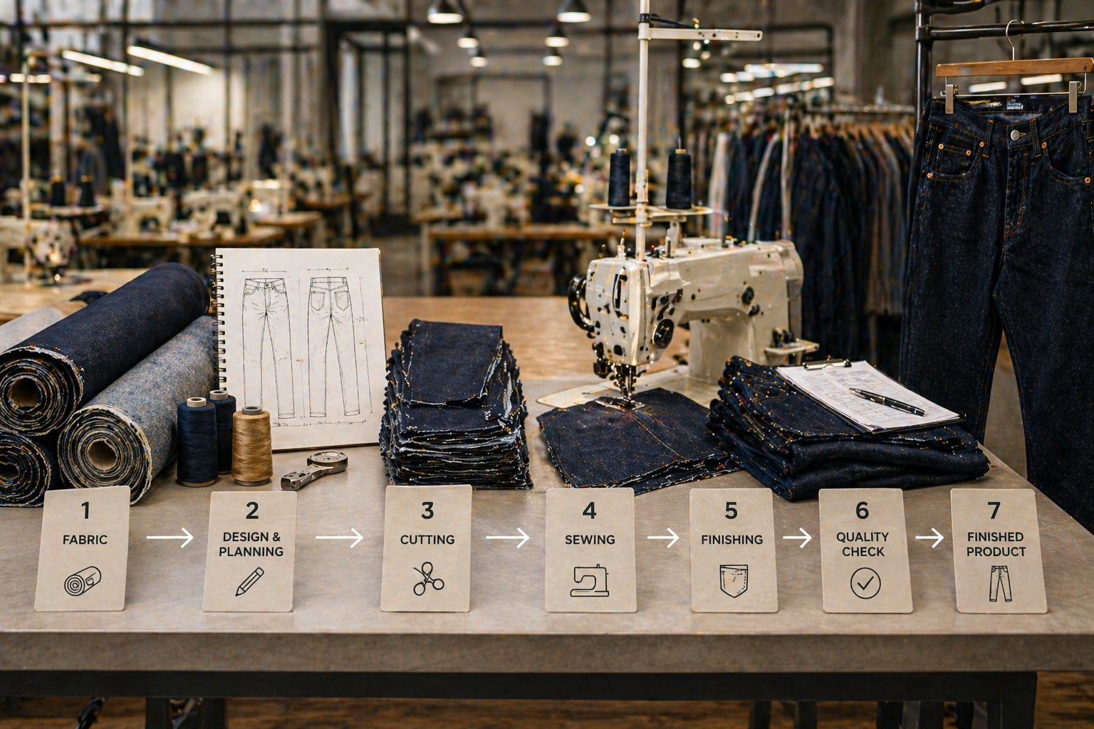 apparel manufacturing process