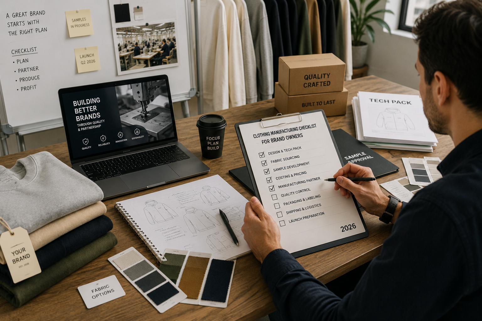 clothing manufacturing checklist