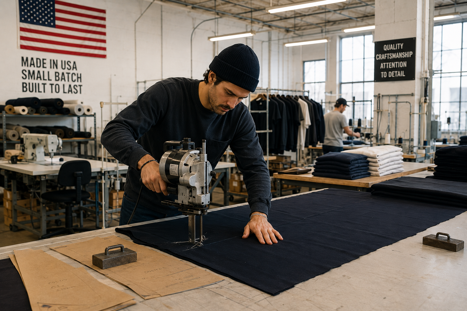 small batch clothing manufacturer USA 2026
