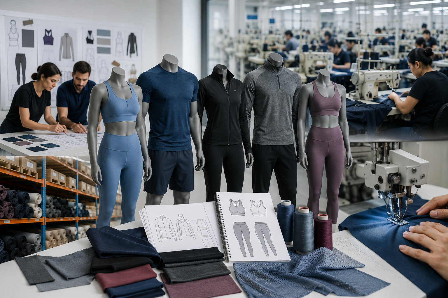 sportswear clothing manufacturer USA