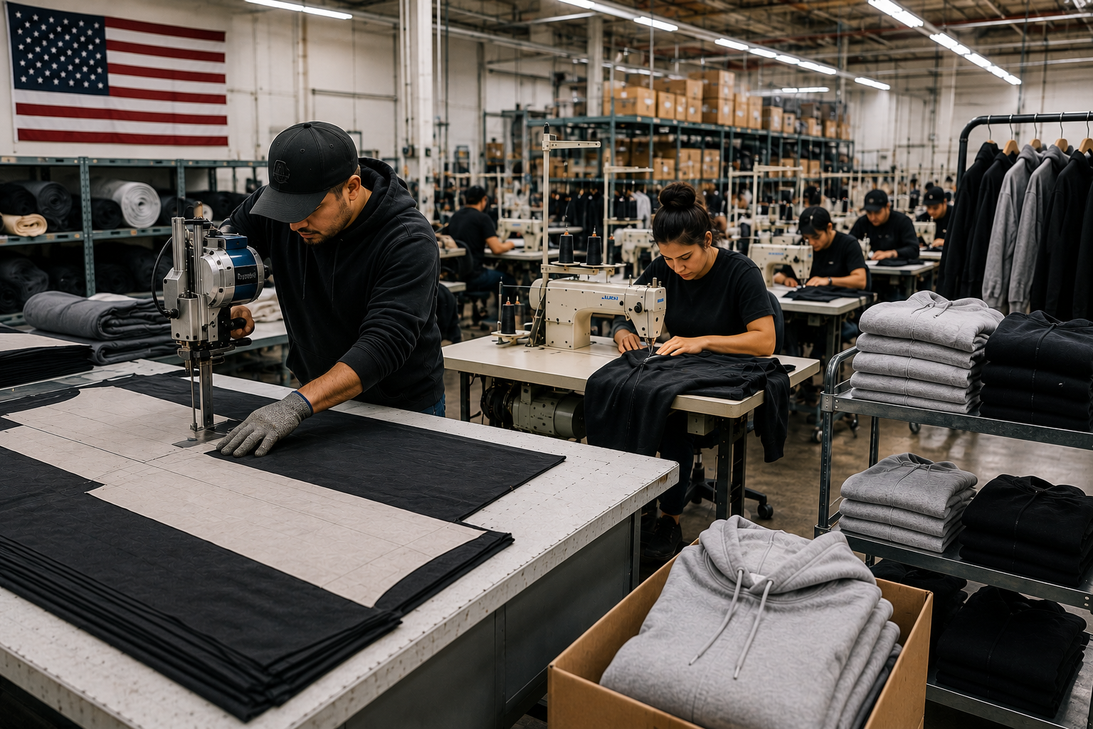 hoodie manufacturer USA factory 2026
