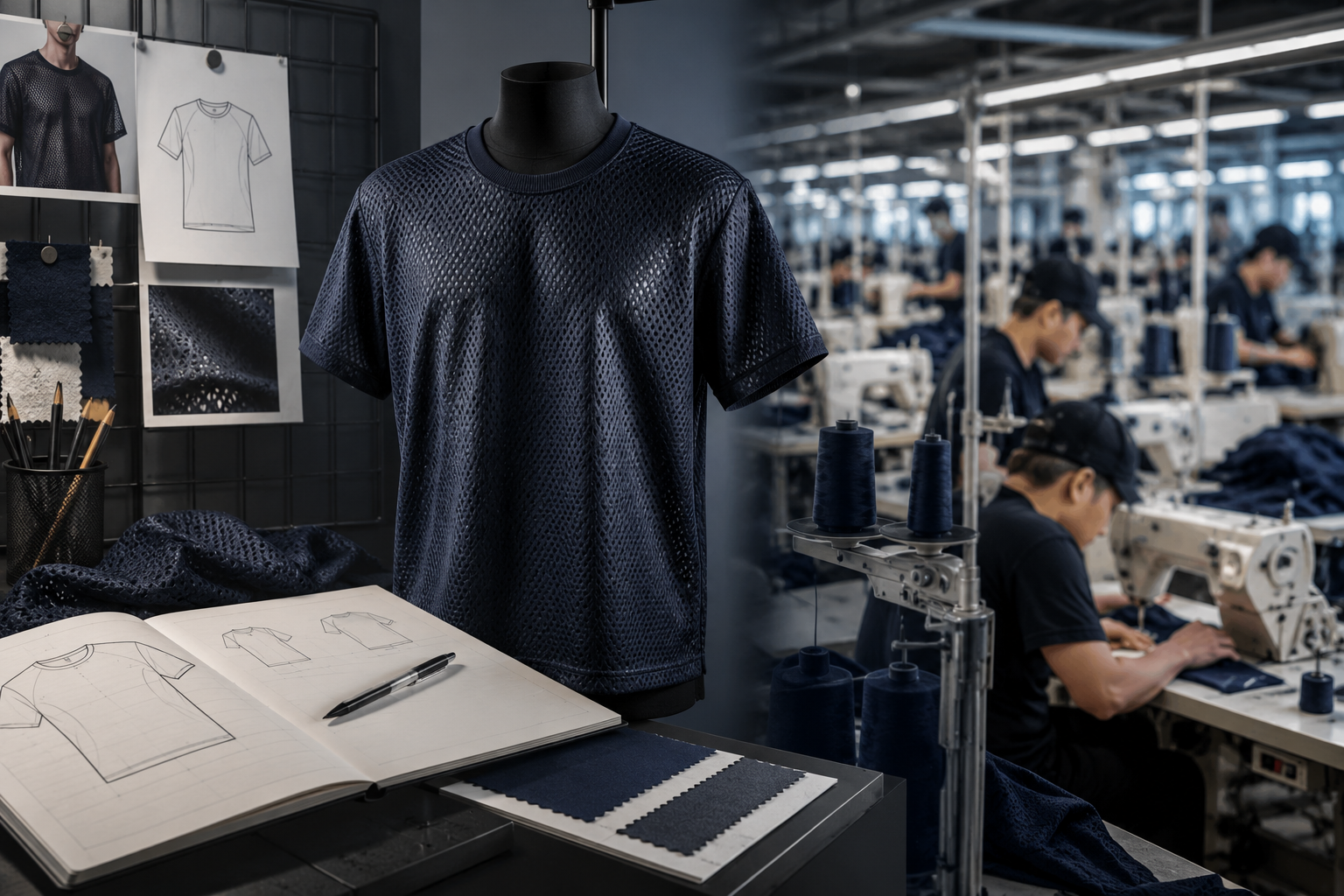 mesh shirt tech pack 