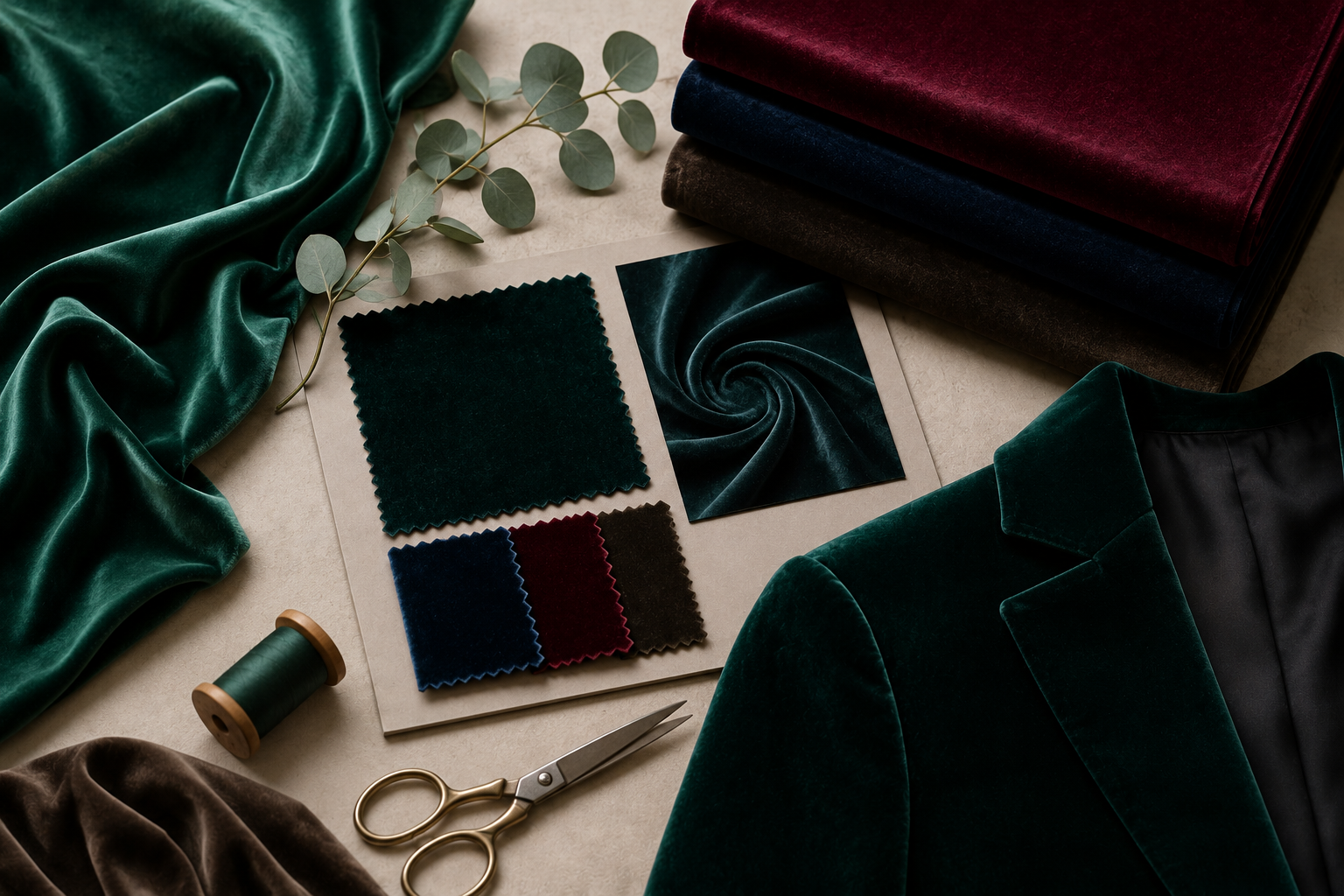types of velvet clothing 