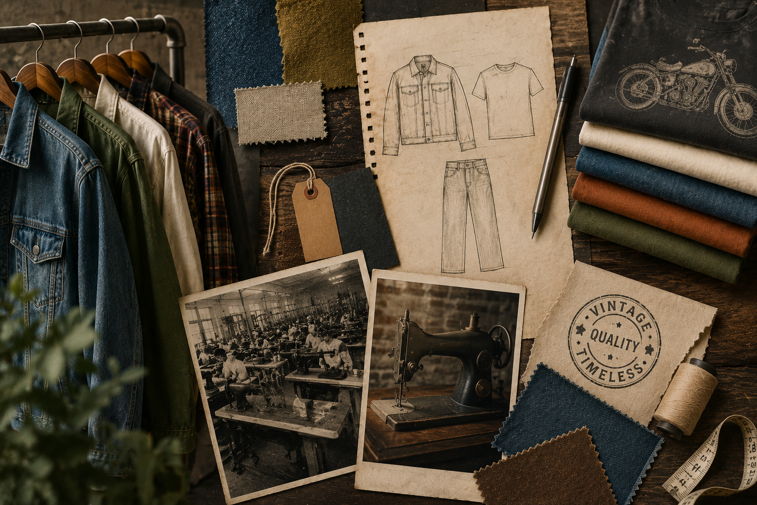 cut and sew vintage clothing manufacturer