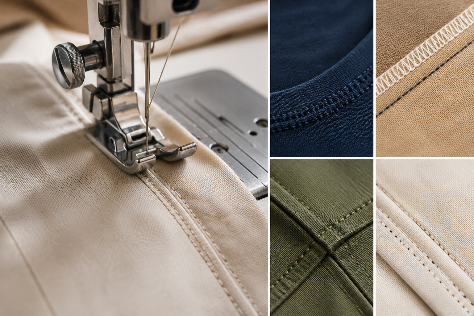 garment construction example for clothing brand