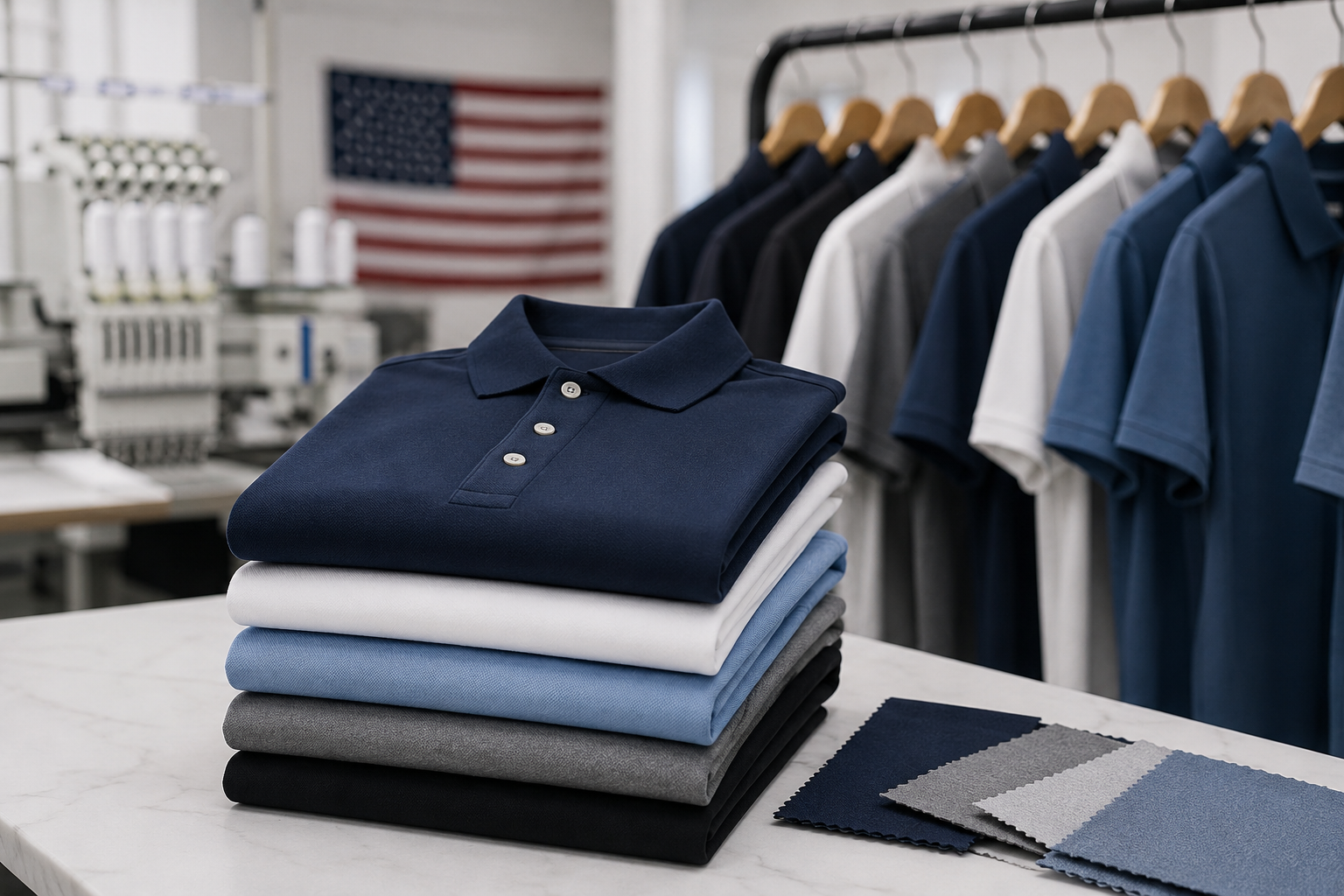 polo shirt manufacturers USA