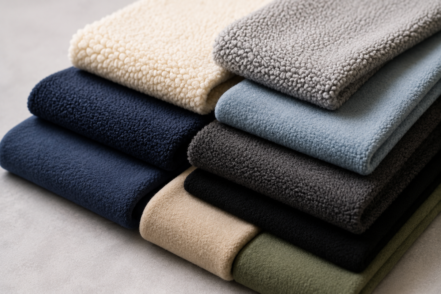 types of fleece fabric for clothing brands