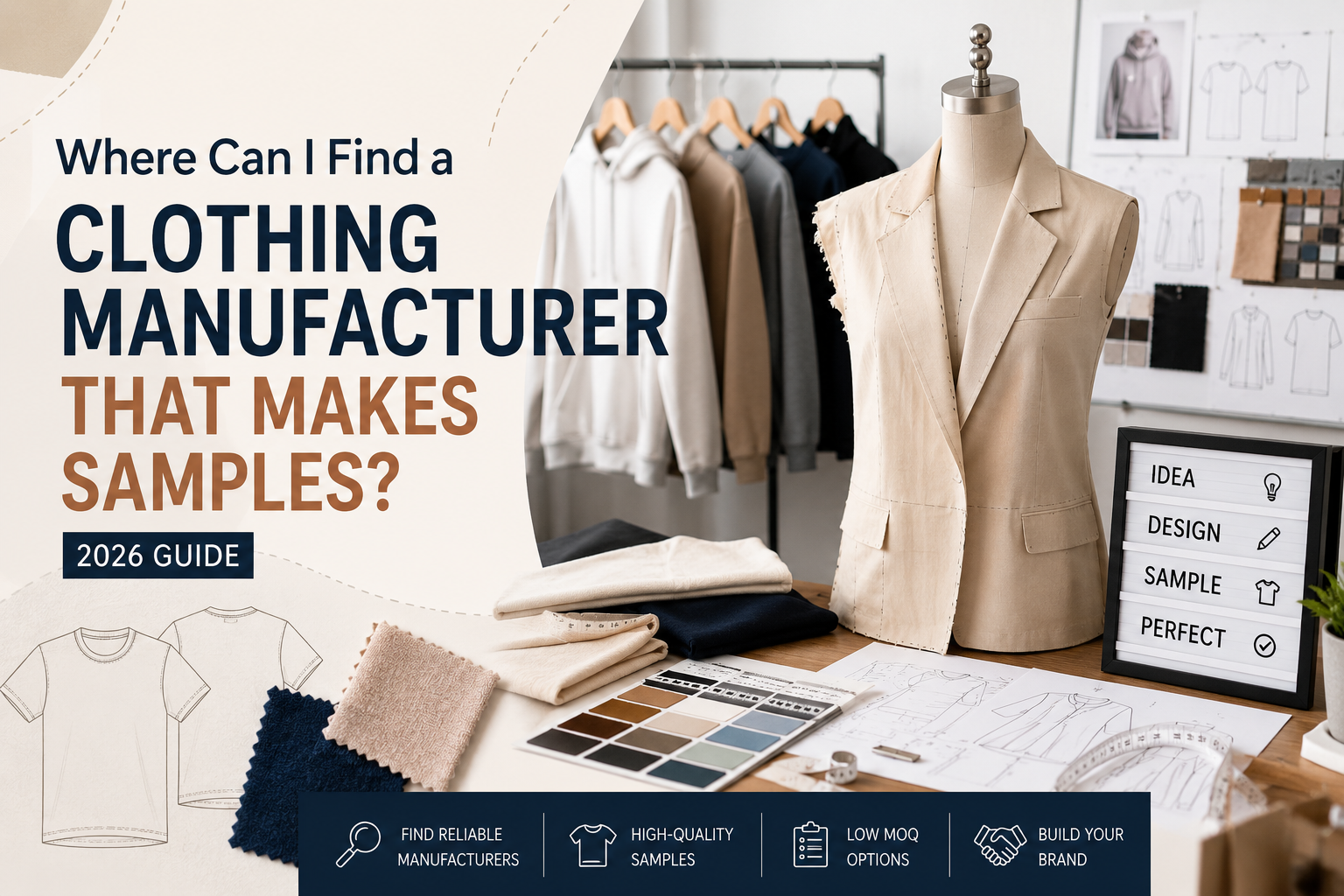 clothing manufacturer that makes samples