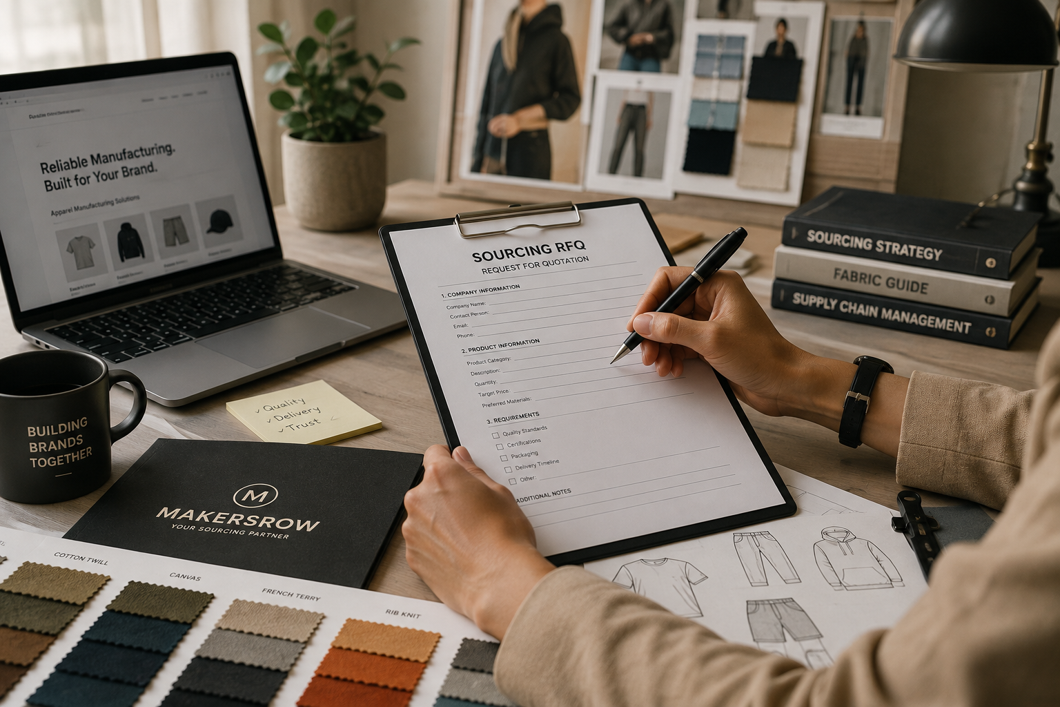 what is a request for quotation for clothing brand owner
