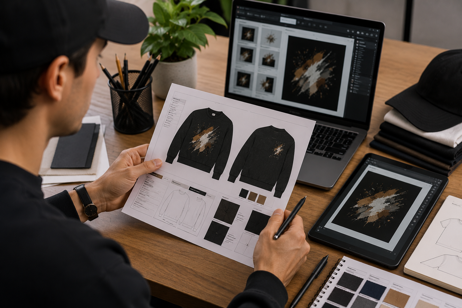 how to find a custom print clothing manufacturer