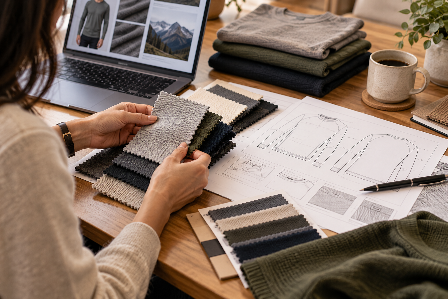 sample review for a merino clothing brand