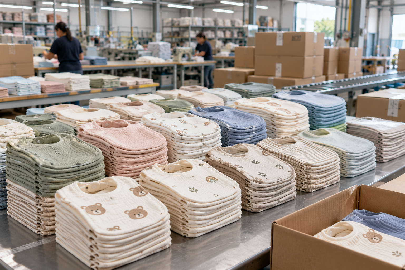 bulk bib manufacturers quality control USA