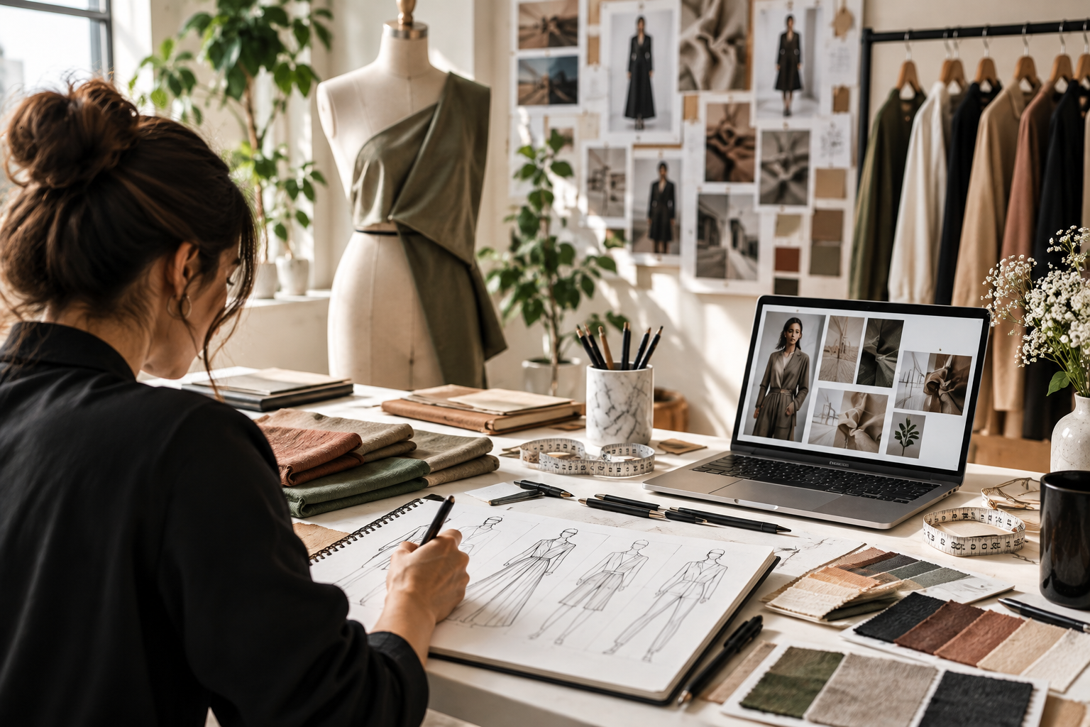 fashion brand tech pack and fabric planning