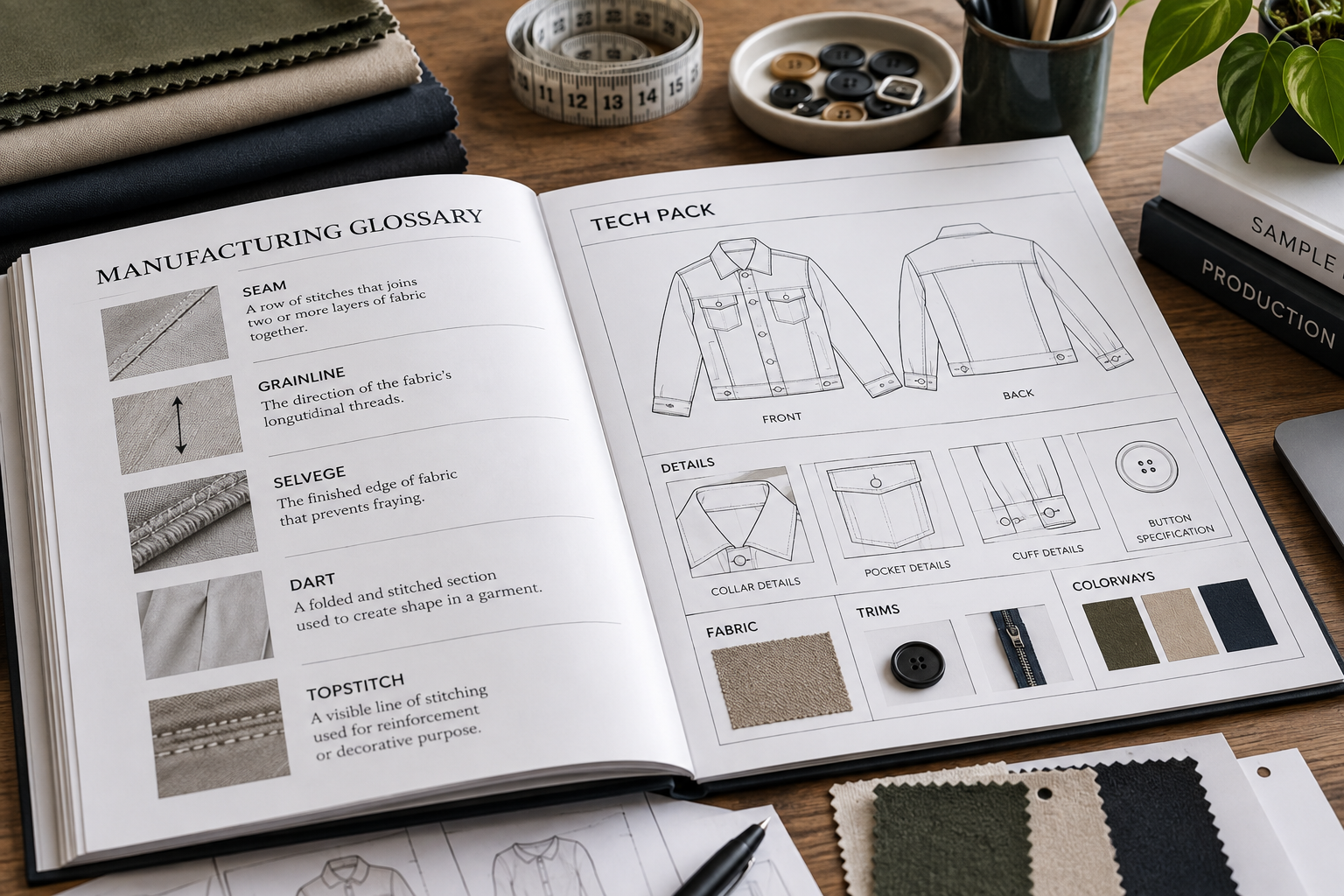 free clothing manufacturing process guides