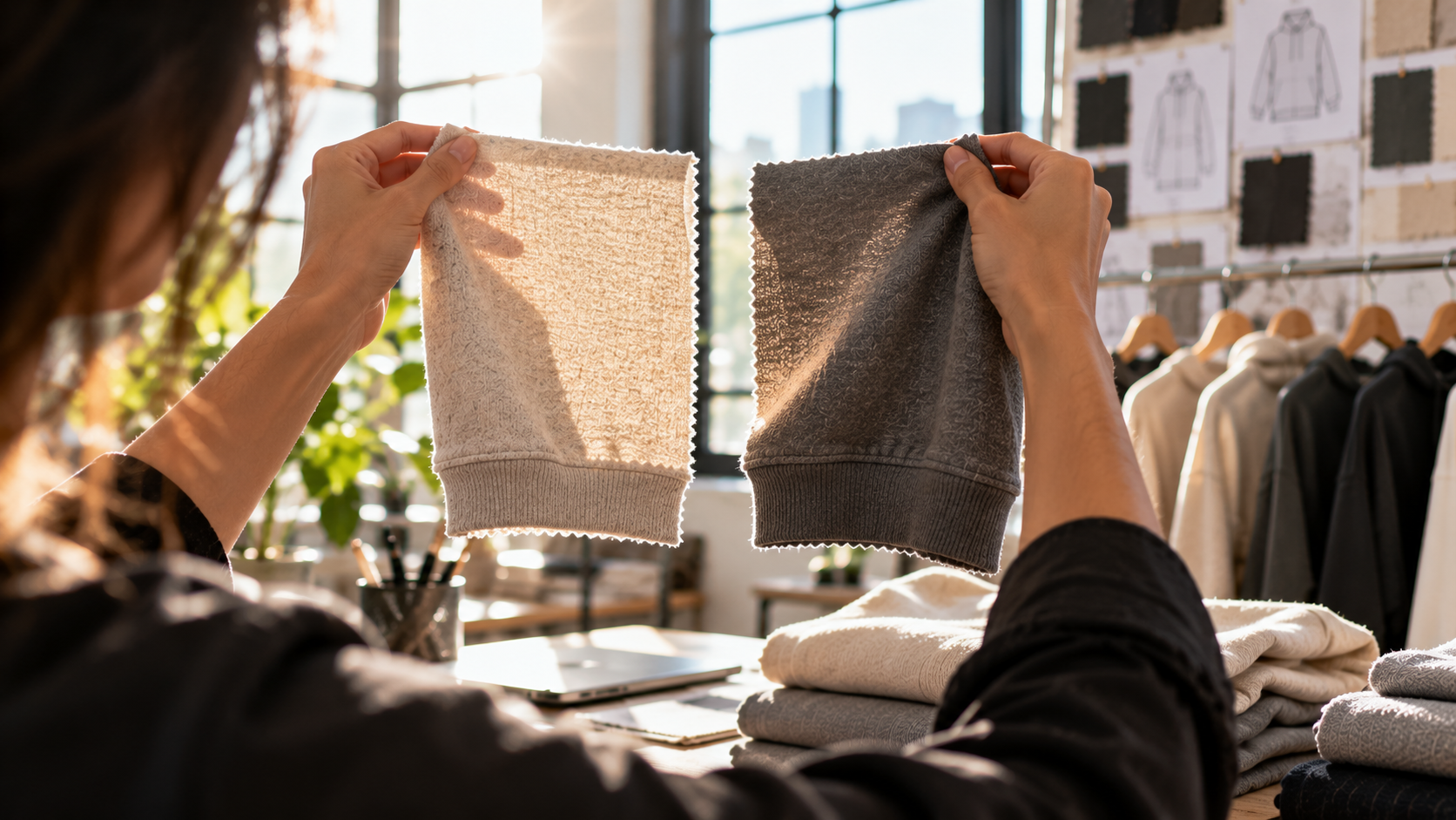  GSM in fabric compared across hoodie weights