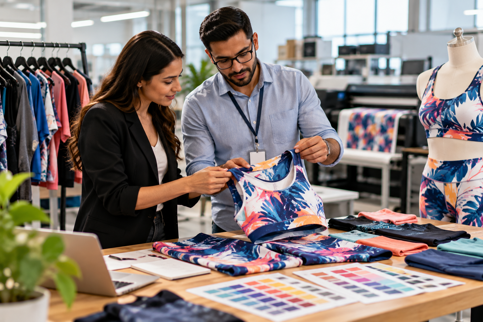 sublimation printing example for clothing brands
