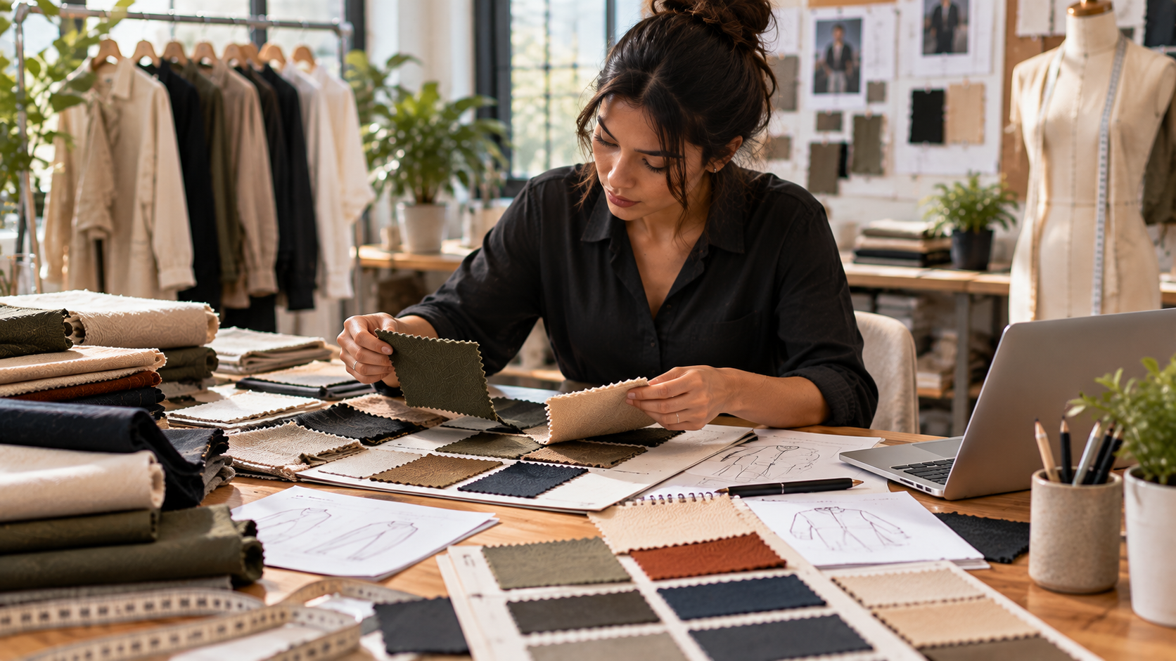 fabric sourcing for a clothing brand